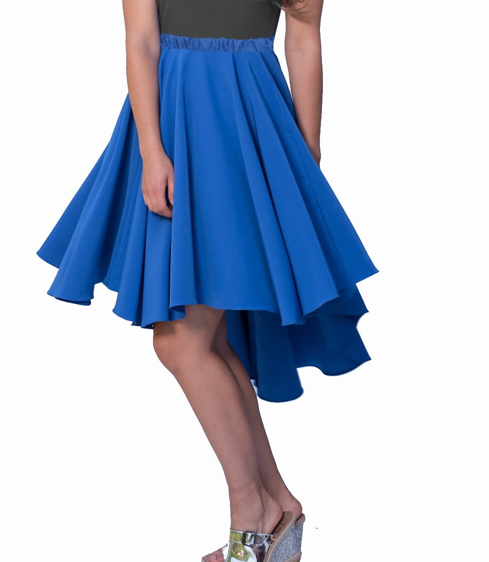 falda-asimetrica-azul-con-cola