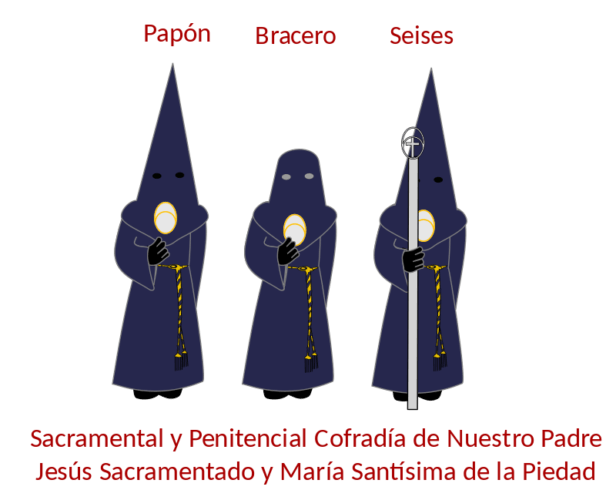 Sacramental_y_Penitencial_Cofradía_de_Nuestro_Padre_Jesús_Sacramentado_y_María_Santísima_de_la_Piedad-tunicas