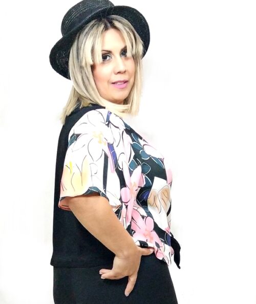 blusa-combinadas-dos-colores-manga-corta