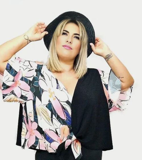 blusa de talla grande