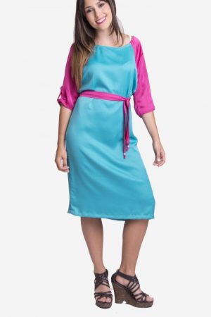 vestido-de-seda-bicolor vestido-de-seda-bicolor